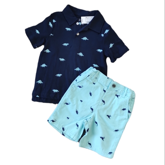 NWT The Children's Place Dinosaur Outfit